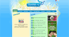 Desktop Screenshot of honilek.cz
